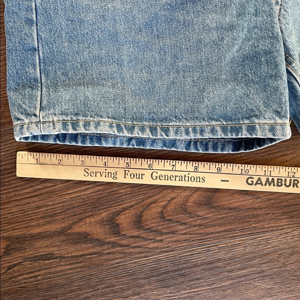 Zara Classic Blue Denim Shorts - Picture 5 of 6